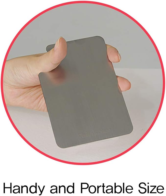 Makeup Metal Palette 3pcs - Stainless Steel Mixing Tray for Nail and Cosmetic Artist, Small Size 3.3 x 5.1 inch-VeraVaultWomen