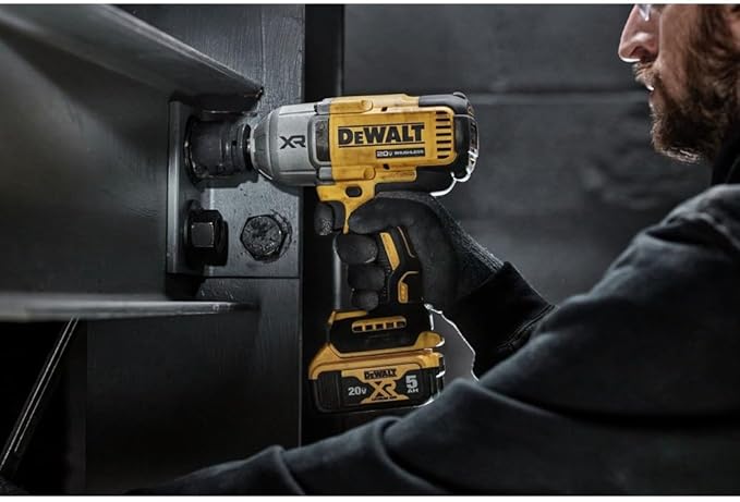 DEWALT 20V MAX Cordless Impact Wrench, 1/2 Impact Gun, High Torque with Hog Ring Anvil, Tool Only (DCF900B)
