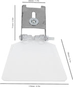 2Pcs Bench Grinder Tool Rest Accessories, 304 Stainless Steel Eye Shields for Bench Grinder, Grinder Safety Shields for Bench Type 125/150/200/250 Grinder