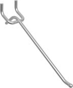 unp POETISKE Pegboard Hooks 0.204'' Diameter 6 inch Silver Metal Ball Ending Garden Tool Organizer Fits 1/4’’ Pegboard Garage Wall Hooks 50PCS