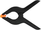 MOUYAT 20 Pack 6 Inch Plastic Spring Clamps, Heavy Duty Spring Clamps, Strong Backdrops Clamps for Woodworking, Canvas, DIY Projects, Photo Studios, Black