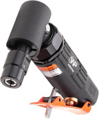 WORKPAD 12PCS Air Die Grinder Set - Straight/Angled Grinder Kit with 1/4 and 1/8 inch Collets, 10-Piece Stone Set, Pneumatic Tools