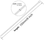 6 Inch Pink Zip Tie 1000 PCS, 18 Lbs - Small to Medium Zip Tie, Nylon PA66 UV Resistant Cable Tie for Indoor and Outdoor Use - Ideal for bundling and securing objects