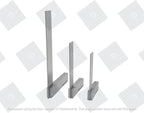 A.D. International Steel Machinist Try Square DIY General Woodworking clamp Workshop Machine Tools (Set of 3 Sizes)
