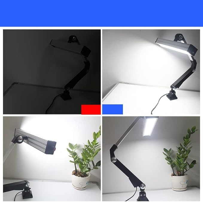 Aluminum Alloy Long Arm CNC Industrial Lighting LED Work Light 800 Lumens 24V LED Lathe Drilling Milling Machine Lights Explosion-Proof Waterproof Light Machine Repairing Lamp (8)