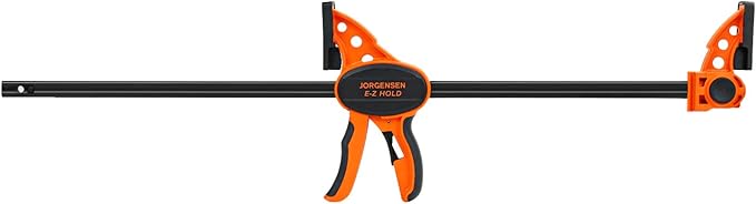 Jorgensen 24" One Hand Clamp/Spreader - 2-pack, Medium Duty, E-Z Hold Bar Clamps Set
