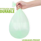 1.2 Gallon Small Trash bags: Small Trash bags Mini Bathroom Garbage Bags Fit 4.5 Liter Trash-Can-Liners for Bathroom Kitchen Office (150 Counts, Green)