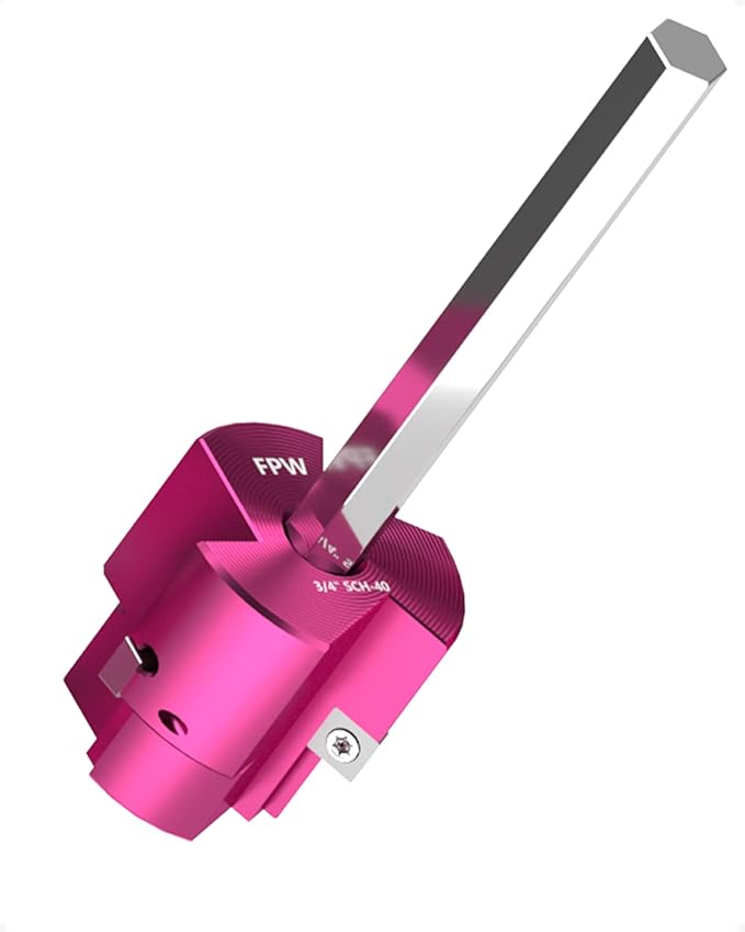 Original Design Patent Triple Inserts 3/4 Inch PVC Pipe Reamer, PVC Fitting Saver, Pipe Tools for Schedule 40