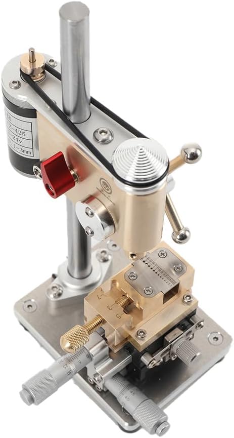 Mini Benchtop Drill Press, Precision Watch drill, Speed Adjustable, Watch Repair Equipment, Industrial Grade Bench Structure 1-3mm