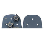 Concrete Floor Grinding Discs, Diamond Metal Grinding Tooling for Lavina Grinders, Concrete Preparation & Thin Epoxy Remove, Double Segments 16 Grit Medium Bond, Pack of 9