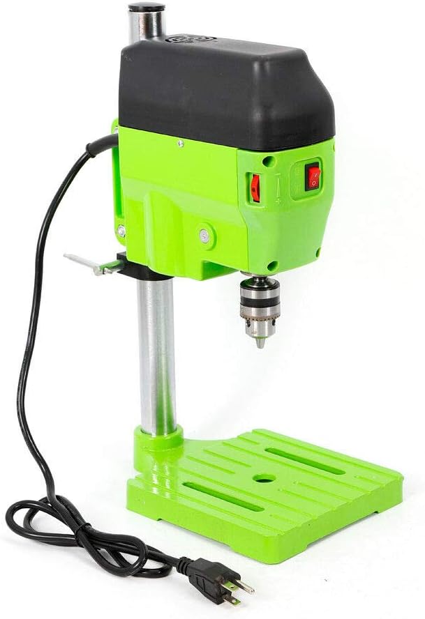Bench Drill Press 2-Speed Electric Drilling Machine Drilling tool 480W for Wood Metal (480W-BG-5166A)