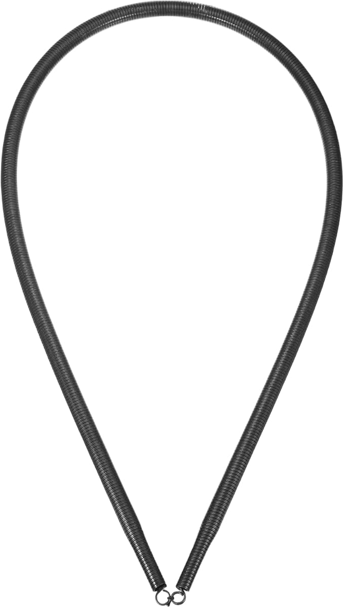 HARFINGTON PVC Spring Tube Bender 17.1mm OD 1500mm Long C Type Conduit Pipe Bender Bending Spring for Pipe Bending Devices in Home Hydropower, Black