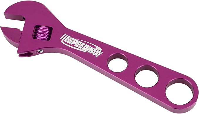 Speedway Motors Adjustable Aluminum AN Fitting Wrench Tool
