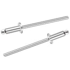 100pcs 1/8 x 3/8 inch 304 Stainless Steel Pop Rivets, 3.2 x 10mm Blind Rivets for DIY/Automotive Repairs/Furniture