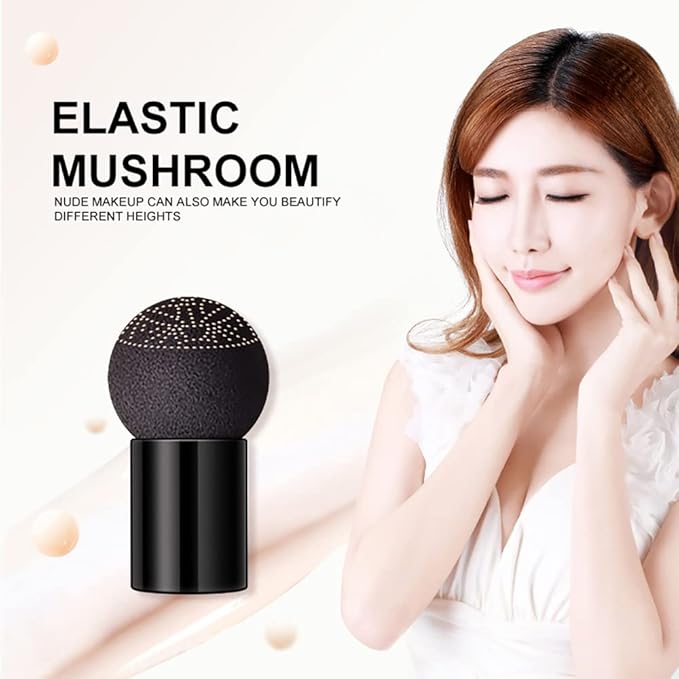 OCHEAL Mushroom Head Air Cushion BB Cream Foundation Cream for Face Makeup Concealer Cushion for Face Comestics Make Up Cushion Compact Natural-VeraVaultWomen