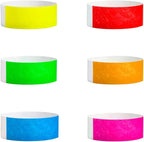 600 WristCo Tyvek Wristbands for Events, 6-Color Variety Pack – Tamper-Proof Design Prevents Reuse – Premium-Grade Bracelets for Hospital & Medical ID, Party, VIP Identification