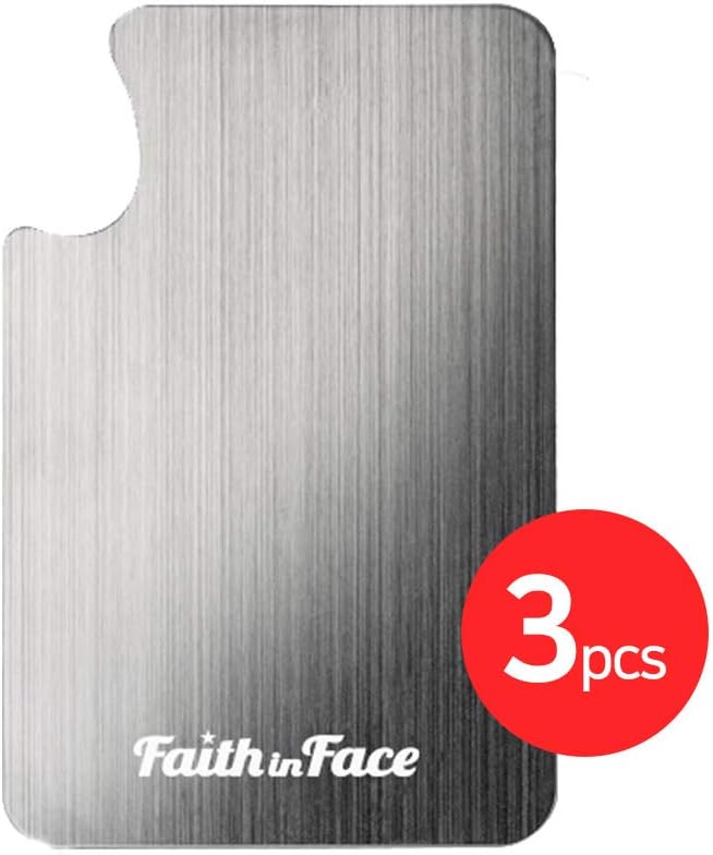 Makeup Metal Palette 3pcs - Stainless Steel Mixing Tray for Nail and Cosmetic Artist, Small Size 3.3 x 5.1 inch-VeraVaultWomen