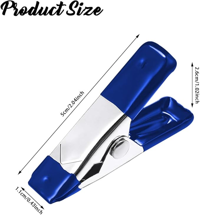 30Pcs 2 inch Small Spring Clamps Heavy Duty Spring Metal Mini Clips Clamps for Backdrop Woodworking Furniture Crafts