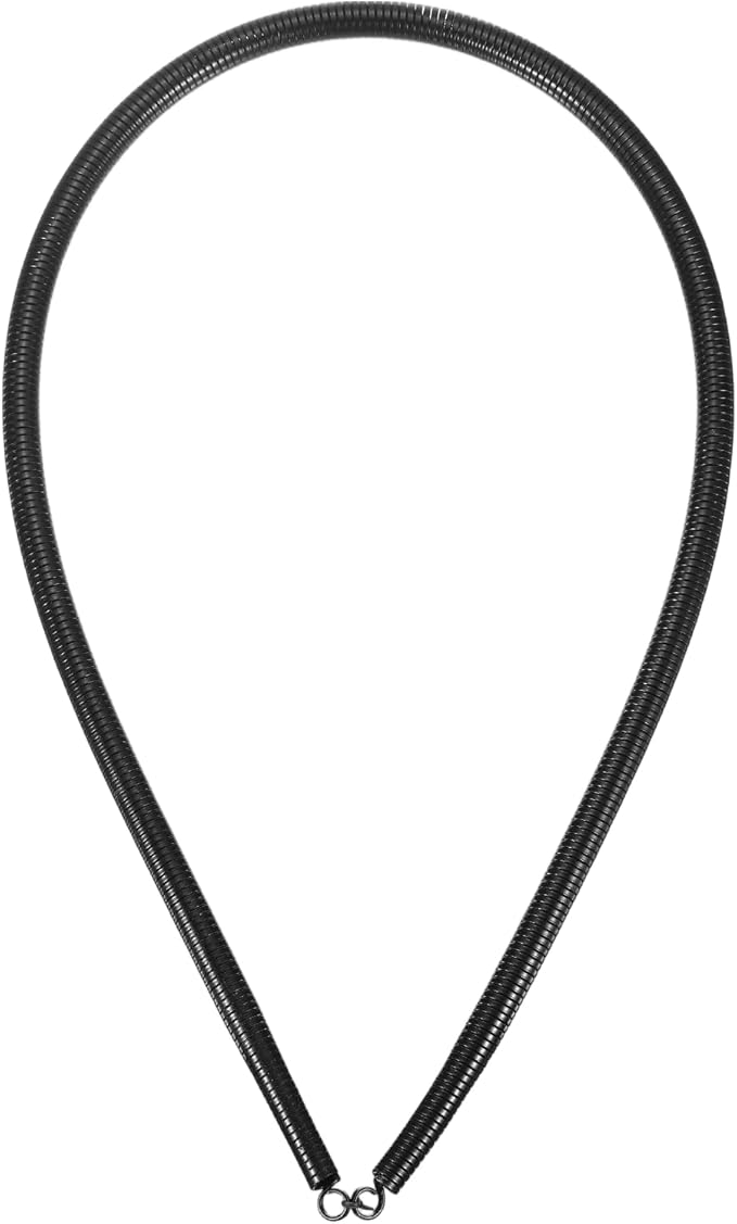 HARFINGTON PVC Spring Tube Bender 13mm OD 1000mm Long C Type Conduit Pipe Bender Bending Spring for Pipe Bending Devices in Home Hydropower, Black