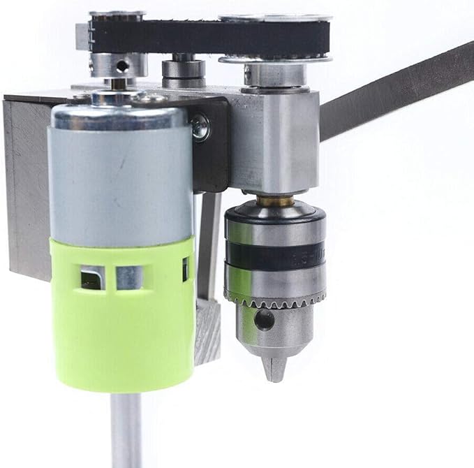 Mini Bench Drilling Machine Drill Press Bench Top 1:2 Speed for Jewelers Wood Metal Work 100-240V 1000-4500RPM (100W-795 Motor)