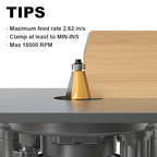 15 Degree Chamfer Router Bit with 1 Inch Cutting Length,1/2 Inch Shank Carbide Edge Forming Bevel Router Bit with Bearing, Chamfer Bit Miter Angle Milling Cutters Tool