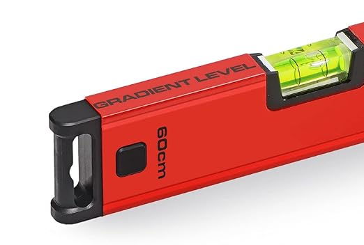 Kapro - 105 Topgrade Gradient Box Level - With Slope Measurements - Features Pre-Set Sloped Vials, Rubberized End Caps, Finely Milled Precision Surface - Hand Calibrated - Aluminum - 24 Inch