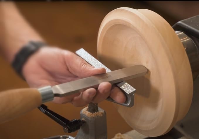 1 inch Round Nose Scraper, M2 Cryo High Speed Steel Wood Turning Tools with Beech Wood Handle