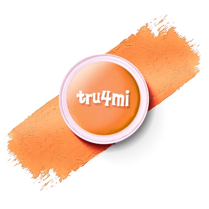 '-Water Activated Eyeliner -Wet Liner Makeup - Smudge Proof Face Body Paint Long Lasting Formula- “TruTangerine” Orange -10g/container
