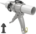 SILIGUN™ PRO Compact 24:1 Caulking Gun - No Drip Caulk Gun - Patent Design - Lightweight Aluminum Frame - Works with all 10 oz Tubes (SILIGUN PRO Nozzle Kit)