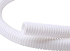 Alex Tech 100ft - 1/2 inch Split Wire Loom Tubing - White