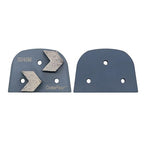 Concrete Floor Grinding Discs, Diamond Metal Grinding Tooling for Lavina Grinders, Concrete Preparation & Thin Epoxy Remove, Double Arrow Segments 30/40 Grit Medium Bond, Pack of 9