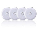 Tape Measure, Measuring Tape for Body Measurements Retractable,Fabric Sewing Tailor Cloth Knitting Craft Weight Loss Measurements Dual Sided 4 Pack (White)