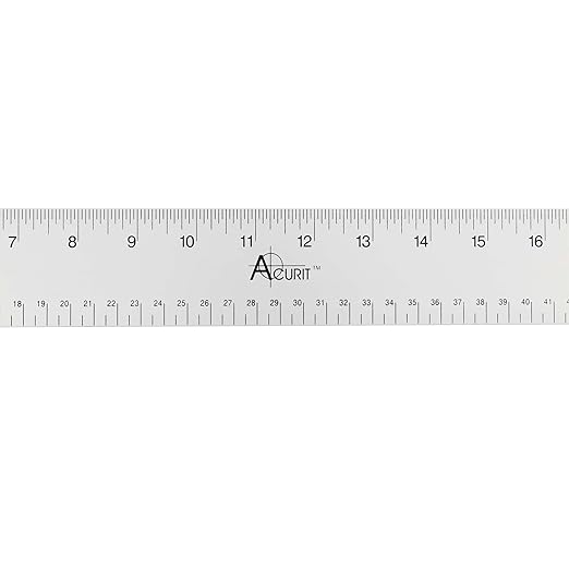 Acurit 36 Inch Aluminum T-Square – Professional Drawing and Drafting Tool with Clear Acrylic Edge for Precision Cutting, Measuring, and Design
