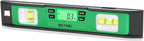 BETHEL Digital Torpedo Level -10 Inch IP54 Digital Magnetized Level Protected Electronic Bubble Inclinometer/Angle Finder/LED Display & V-Groove Base (10 Inch, Green)