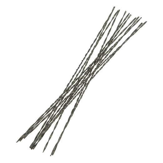 FOXBC Spiral Scroll Saw Blades - Plain End (#1 Fast Metal Cutting)