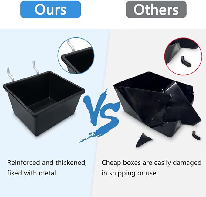 143PCS Pegboard Organizer Kit, Pegboard Hooks Set, 1/8 & 1/4 inch Assortment, Peg Board Bins, Peg Locks