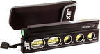 Johnson Level & Tool 5700-0800LZR 8" Magnetic Billet Torpedo Laser Level with GreenBrite Technology (Class II, <1mW)