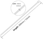 12 Inch Army Green Zip Tie 1000 PCS, 60 Lbs - Small to Medium Zip Tie, Nylon PA66 UV Resistant Cable Tie Heavy Duty for Indoor and Outdoor Use - Ideal for bundling and securing objects