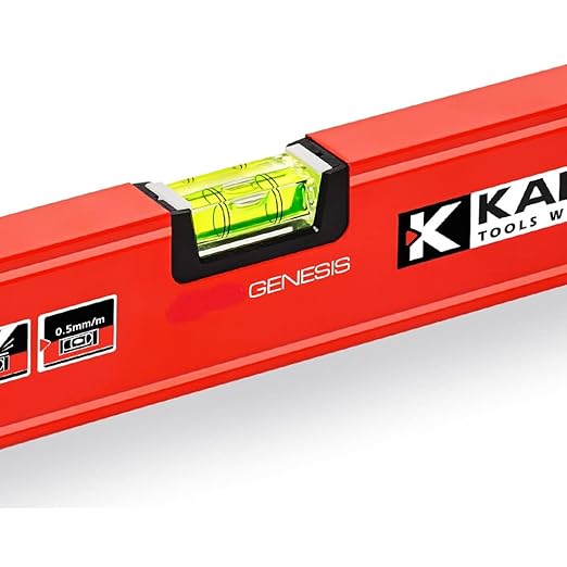 Kapro - 781 Genesis Box Level - Features Horizontal Vial and Dual-View Plumb Site - VPA Certified - Aluminum - 48 Inch