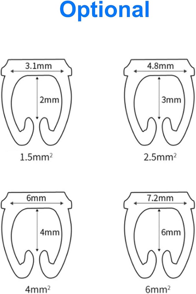 Digital Number Tube Wire Label Cable Marker Colorful Straps Coded Clip Plastic Cable 100PCS -6MM 6square Microcomputer Device