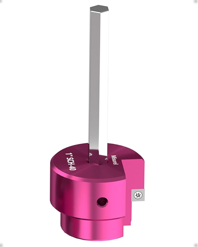 Pipe Reamer 1 Inch, PVC Fitting Saver, Pipe Reamer Aluminum Alloy Socket Saver Pipe Fitting Reamer for SCH40 CPVC ABS Pipe Fitting