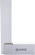 Groz 01001 3" Precision Steel Square, 16 Microns Squareness
