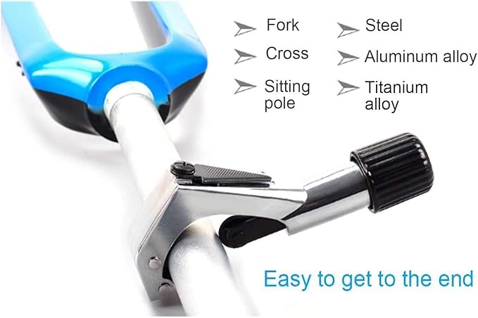 GOLDEAL Tube Cutter,Constant Swing Pipe Cutter Tool for Metal Pipe,1/4"-1-5/8",with 5 Spare Cutting Blades & Deburring Tool,Bike Front Fork/Seatpost/Seat Tube/Steerer Tube Cutter(Silver)