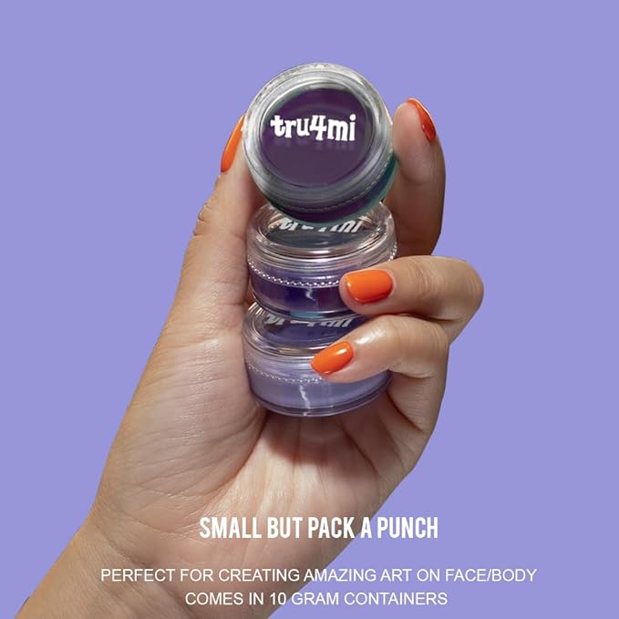 '-Water Activated Eyeliner -Wet Liner Makeup - Smudge Proof Face Body Paint Long Lasting Formula- “TruAmethyst” Dark purple -10g/container