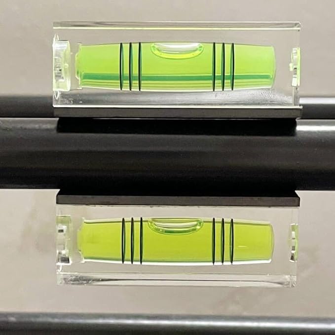 5Pcs Magnetic Small Bubble Level Set 29mm/40mm/52mm Multi-sizes Square Spirit Levels Measuring Tools