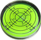 Spirit Level, 32x7mm Horizontal Bubble, 5Pc, Universal, High Precision, Wide Temperature Range, for Camera, Tripod, Woodworking, Medical Equipment, Office Desktop, Clear Green