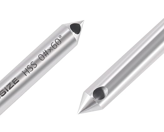 Accusize Industrial Tools 5 pc 60 Deg 0-Flute HSS Countersink & Deburring Tool Set, Pilotless Type, 0206-0460