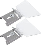 2PCS Bench Grinder Tool Rest of Bench Grinder Accessories, Sturdy Bench Grinders Eye Guard of Bench Grinders Guard Kit Replacement For Bench Type 125/150/200/25 Grinder