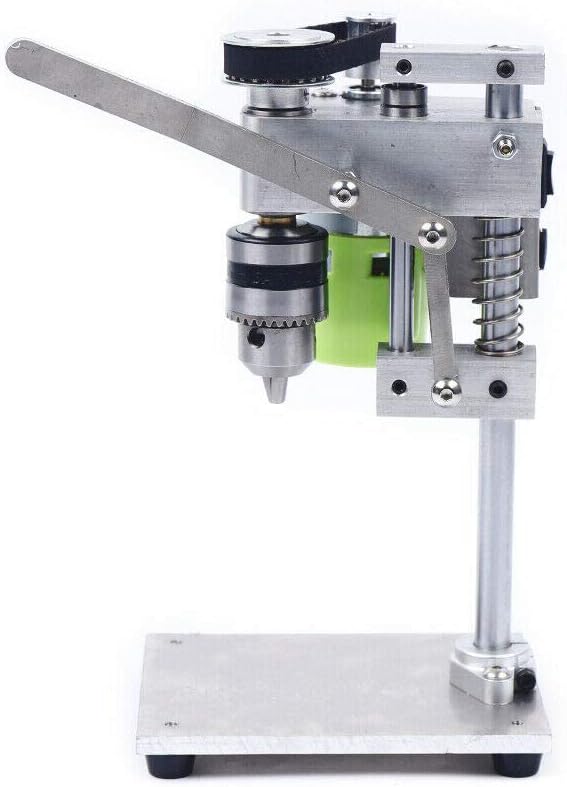 Mini Bench Drilling Machine Drill Press Bench Top 1:2 Speed for Jewelers Wood Metal Work 100-240V 1000-4500RPM (100W-795 Motor)