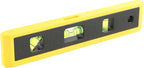 Mayes 10791 Torpedo Level 9", Compact Level Tool for Curved and Flat Surfaces, 3 High-Visibility Small Level Vials with V-Groove Edge, Leveling Tool Made in USA